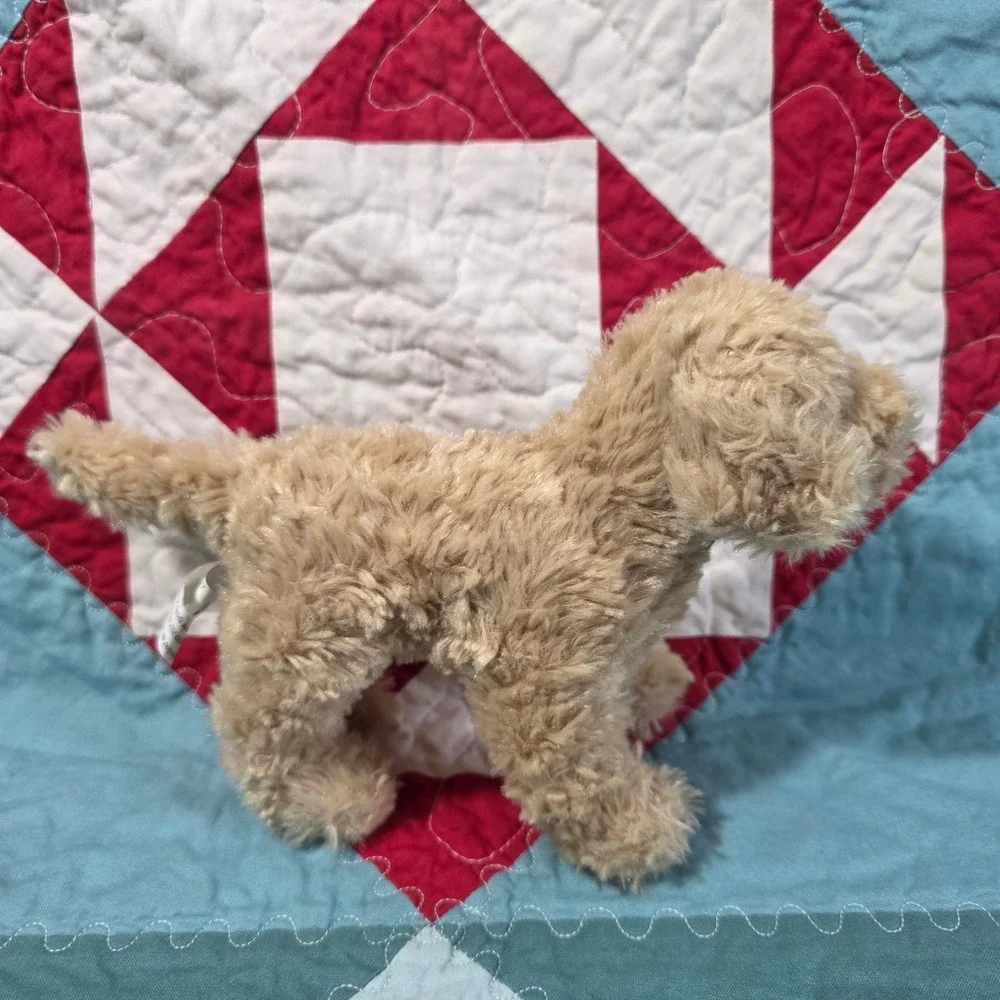 Douglas‎ Cuddle Toys Goldendoodle Tan Puppy Plush Stuffed Animal 8 Inch 2110